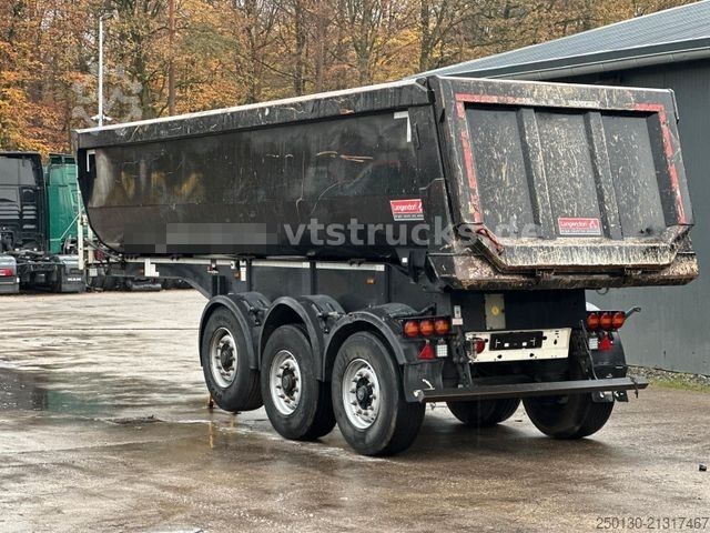 Tipper semitrailer LANGENDORF SKS-HS 24/30 Kippmulde 25m³ / Stahl/ Liftachse/