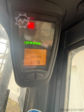 Front loader forklift LINDE H40 D mit Bellengreifer , klima