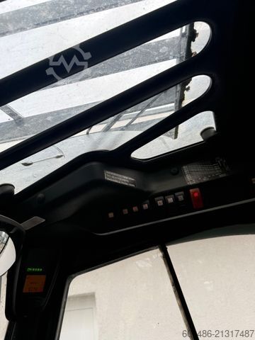 Front loader forklift LINDE H40 D mit Bellengreifer , klima