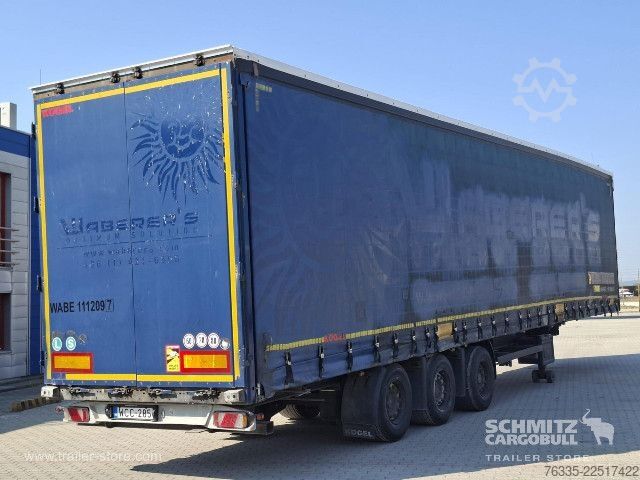 Open semitrailer with tarp Kögel Curtainsider Mega