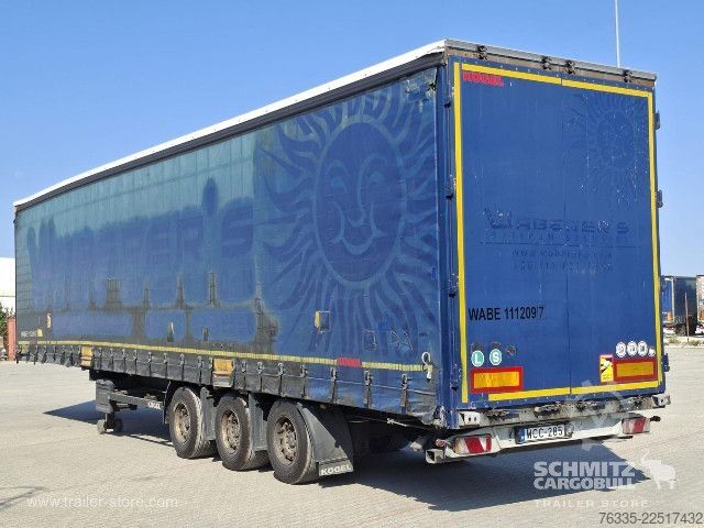 Open semitrailer with tarp Kögel Curtainsider Mega
