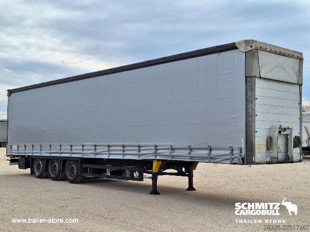 Open semitrailer with tarp Schmitz Cargobull Curtainsider Mega