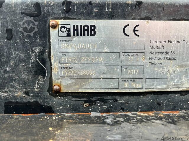 Cable system MAN EMOSS |  100%  ELECTRIC | Portaalarm | HIAB |