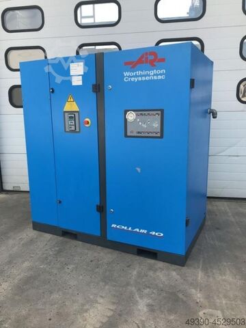 Screw compressor, air compressor, compressed air generator WORTHINGTON - CREYSSENSAC Rollair 40 -- RLR 40BM6