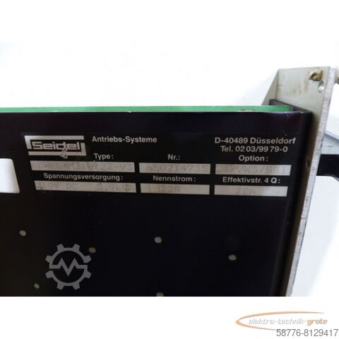 Component Seidel 65WKS-M310/22-V3 - 65WKS-M310 / 22-V3 Servoverstärker 5,9 kVA