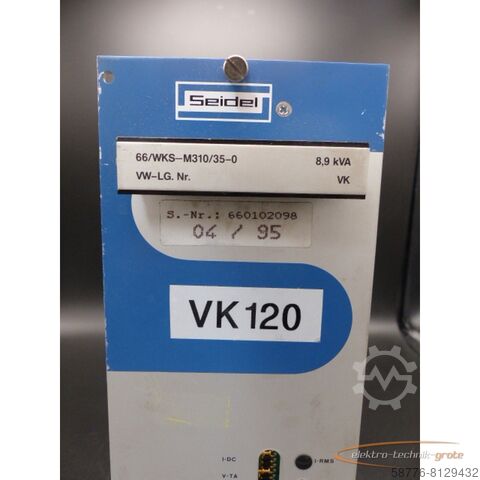 Component Seidel SEIDEL 66WKS-M310/35 - 0 Servoverstärker Kuka