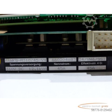 Component Seidel 66WKS-M310/45-V4 - 66WKS-M310 / 45-V4 Servoverstärker 12.1 kVA