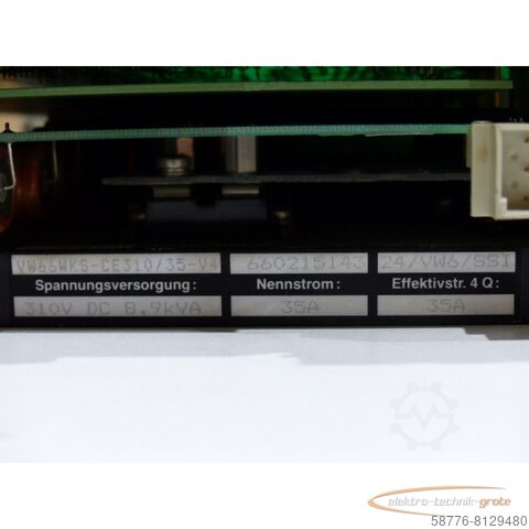 Component Seidel VW66WKS-CE310/35-V4 - VW66WKS-CE310 / 35-V4 Servoverstärker 8,9 kVA