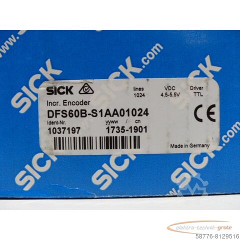 Komponente Sick DFS60B-S1AA01024 Inkremental-Encoder  !