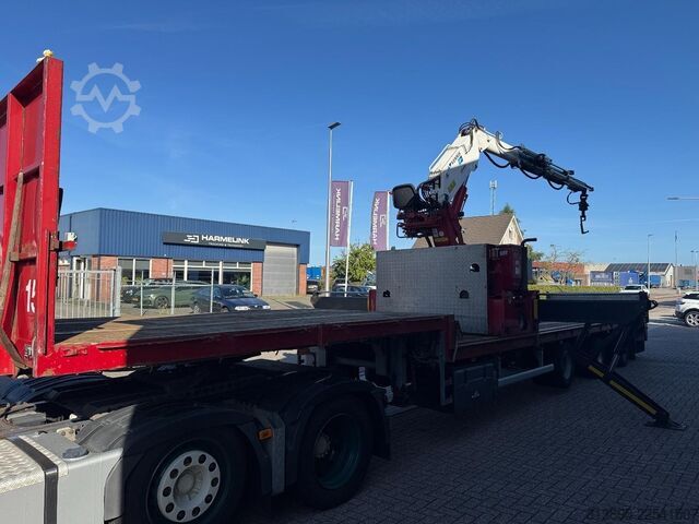 Semi-Tieflader Floor FLSDO 12 30H2, Kennis 20t/m Crane, Steeringaxle...