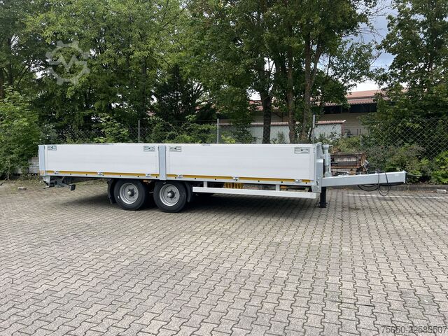 Anhänger mit offener Pritsche Möslein THT 11 G 6,2 L  Tandem- Pritschenanhänger- Tieflader