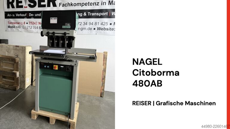 Paper drill press Nagel Citoborma 480 ab