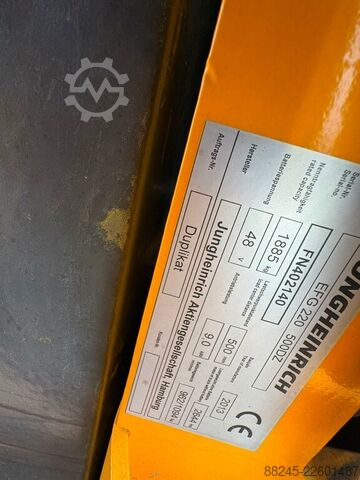 VS-22983 elektrischer Triplex-Gabelstapler Jungheinrich EGFG220 JUNGHEINRICH EGFG220