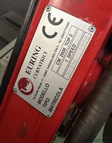 Ring- & Profilbiegemaschine Euring CM 2000 Top 2