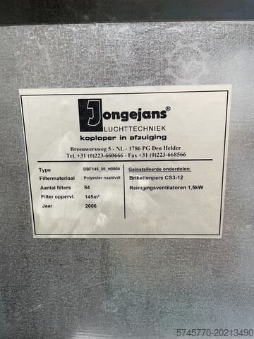 Zylinderpresse für Papier JONGEJANS DBF145_00_h00004