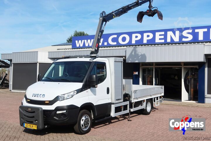Ladepritsche Iveco 50 C 15 50 C 150 Openbak+ kraan HIAB 3.0L motor