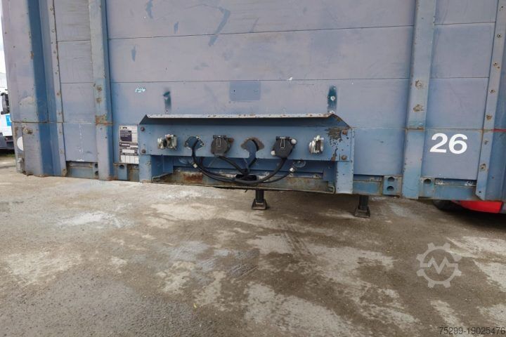 Open semitrailer  WS24 Brücke/Pritsche