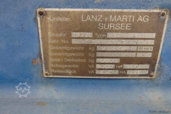 Open semitrailer Lanz Lanz+Marti Element Transport