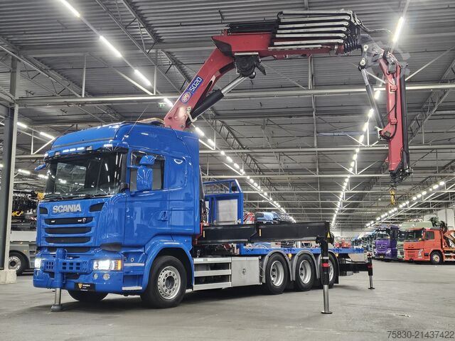 Loading platform Scania G490 8x4*4 / HMF 5020 + JIB