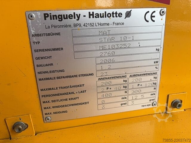 Articulated Boom Lift Haulotte Star 10-1