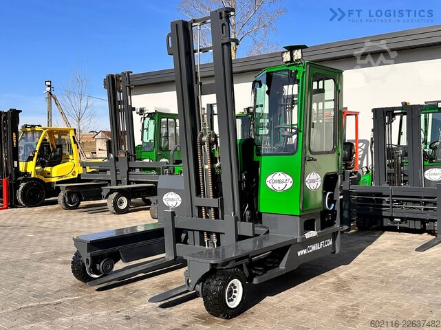 4-way forklift truck Combilift C4000 / LPG / DUPLEX / 4500MM /FREE LIFT
