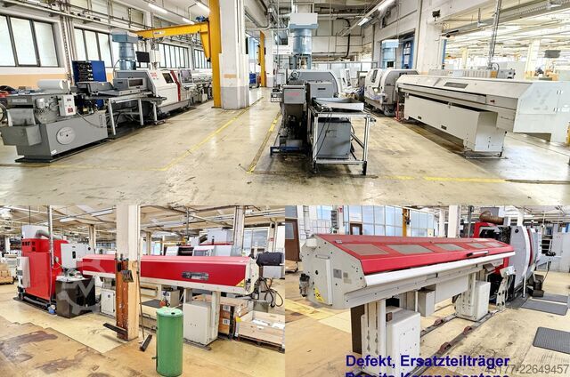 CNC Langdrehautomat + Stangenlader TRAUB + EMCO - 5 Maschinen : 3 mal TNL 26 + 2 mal Turn 332 MC