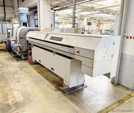 CNC Langdrehautomat + Stangenlader TRAUB + EMCO - 5 Maschinen : 3 mal TNL 26 + 2 mal Turn 332 MC