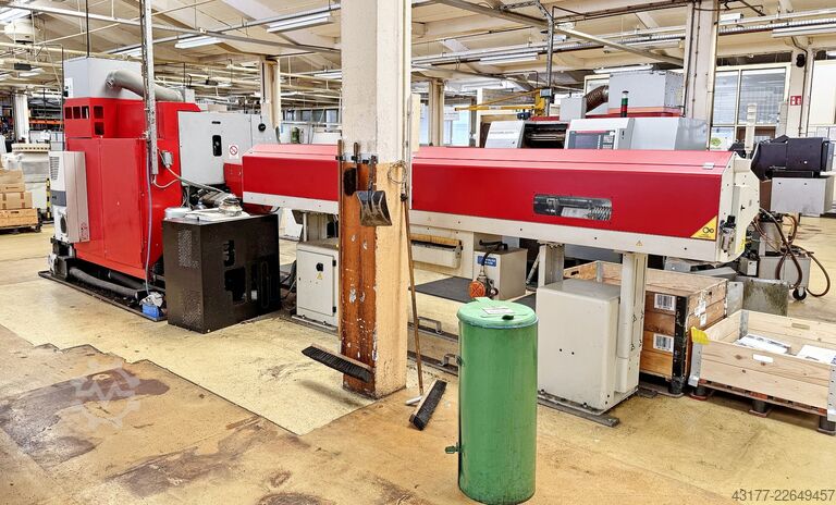 CNC Langdrehautomat + Stangenlader TRAUB + EMCO - 5 Maschinen : 3 mal TNL 26 + 2 mal Turn 332 MC