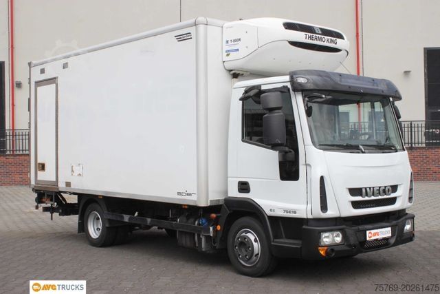 Kühltransporter IVECO ML 75 E19 Tiefkühlkoffer LBW Seitentür Coolslide