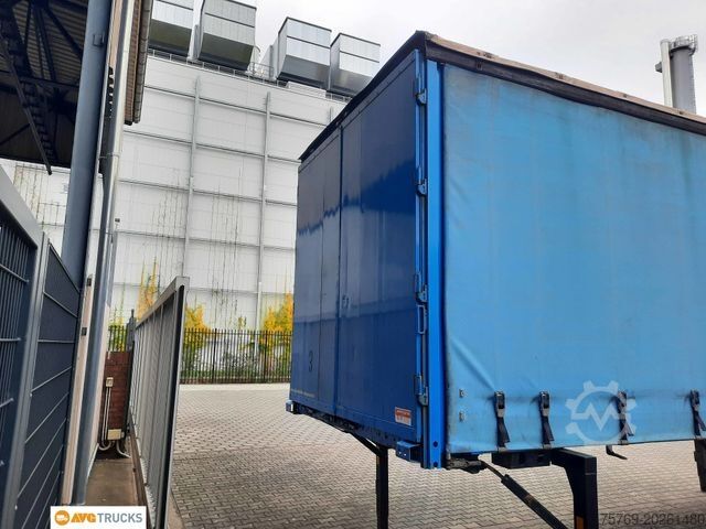 Swap body trailer KÖGEL WP 7,45 Wechselpritsche BDF Edscha Schiebeplane