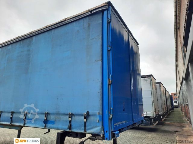 Swap chassis trailer KÖGEL WP 7,45 Wechselpritsche BDF Edscha Schiebeplane