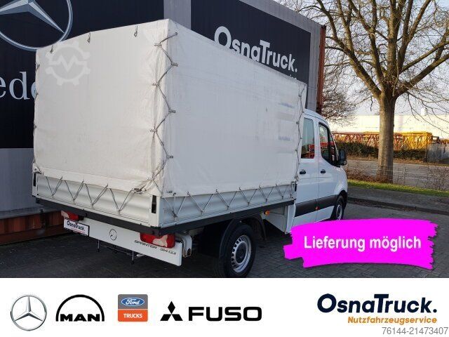Pick-up van MERCEDES-BENZ Sprinter 314 CDI DOKA Pritsche/Plane Klima,Tempo