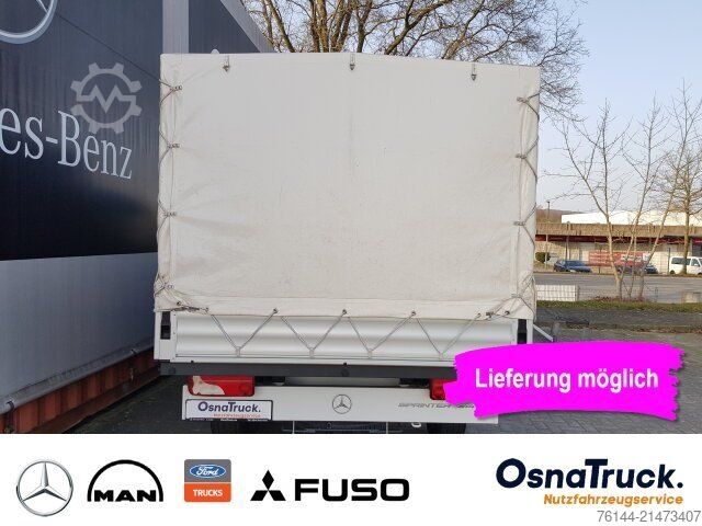 Pick-up van MERCEDES-BENZ Sprinter 314 CDI DOKA Pritsche/Plane Klima,Tempo