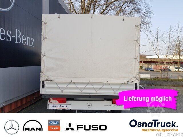 Pick-up van MERCEDES-BENZ Sprinter 314 CDI DOKA Pritsche/Plane Klima,Tempo