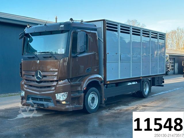 Viehtransporter LKW MERCEDES-BENZ Antos 1833L 1.Stock Finkl Viehwagen Klima 34m³