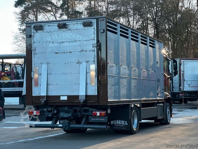 Viehtransporter LKW MERCEDES-BENZ Antos 1833L 1.Stock Finkl Viehwagen Klima 34m³