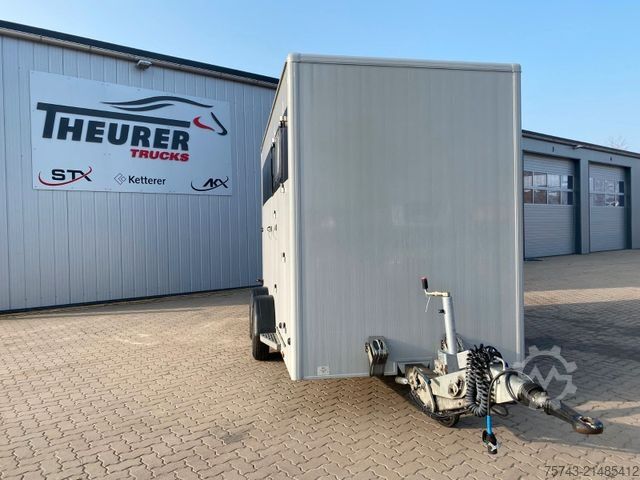 Horse transport trailer BÖCKMANN 2 Pferdeanhänger Alukoffer/Sattelkammer.