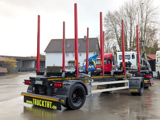 Holztransport Anhänger DOLL A2G 6.400 mm, Mieten?