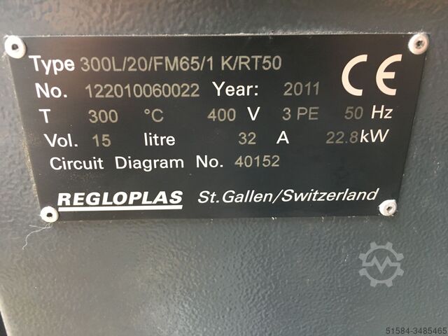 Thermo oil temperature control unit Regoplas RT50