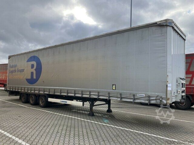 Open semitrailer with tarp Krone Mega Liner SDP 27 eLG4-CS