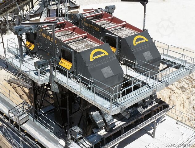 Vibrationssieb FABO TE series 2200x6000mm vibrating screen