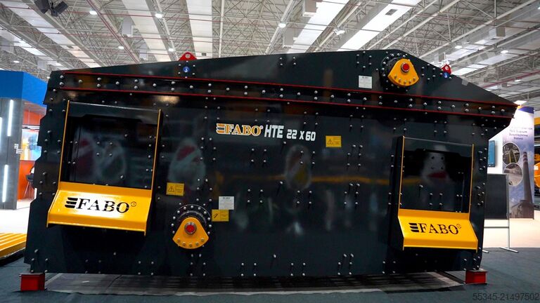 Vibrationssiebe FABO Vibrating screens HTE-2260 HORIZONTAL VIBRATING SCREEN