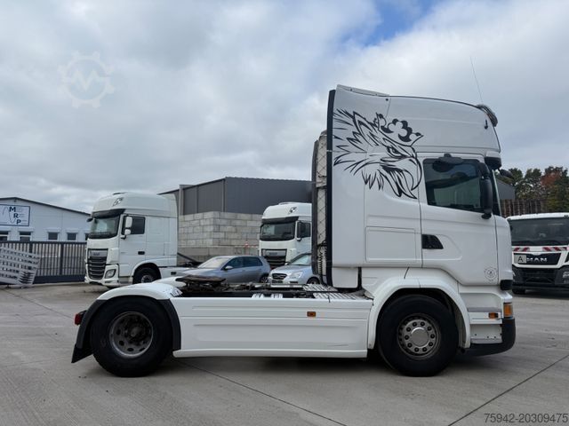 Standard tractor unit SCANIA R410 TOPLINE ohne EGR RETARDER STANDKLIMA