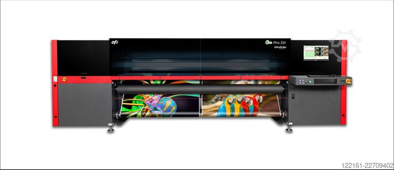 Digitaldruckmaschine Vutek Pro 33R LED Ultradrop Rollprinter Demoprinter
