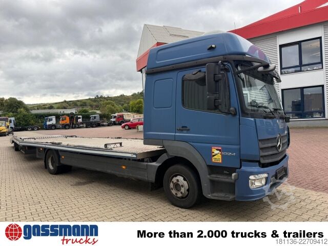 Car carrier truck Mercedes-Benz Atego 1024 L 4x2, Seilwinde