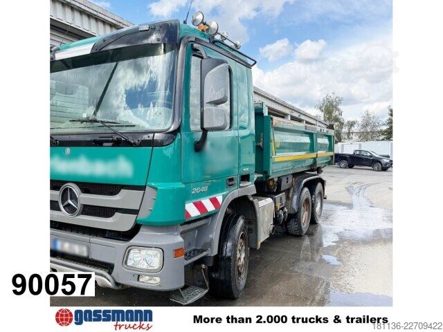Kipper LKW Mercedes-Benz Actros 2648 K 6x4, Bordmatik