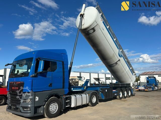Silo semitrailer Spitzer SK 2760 CAL/Silo-Sattelauflieger/60000 L