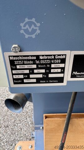 Edge banding machine HEBROCK Euro 2000