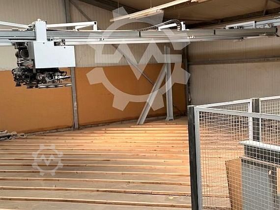 Plattenaufteilsäge + Flächenlager Holzma HPP 380/43/43/R + Bargstedt TLF210/10/05