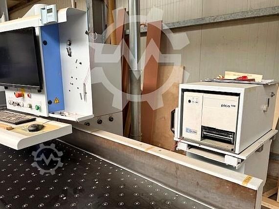 Plattenaufteilsäge + Flächenlager Holzma HPP 380/43/43/R + Bargstedt TLF210/10/05